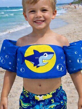 Puddle Jumper Kids Life Vest Shark Design 33–55 lbs Ages 3+ NWT